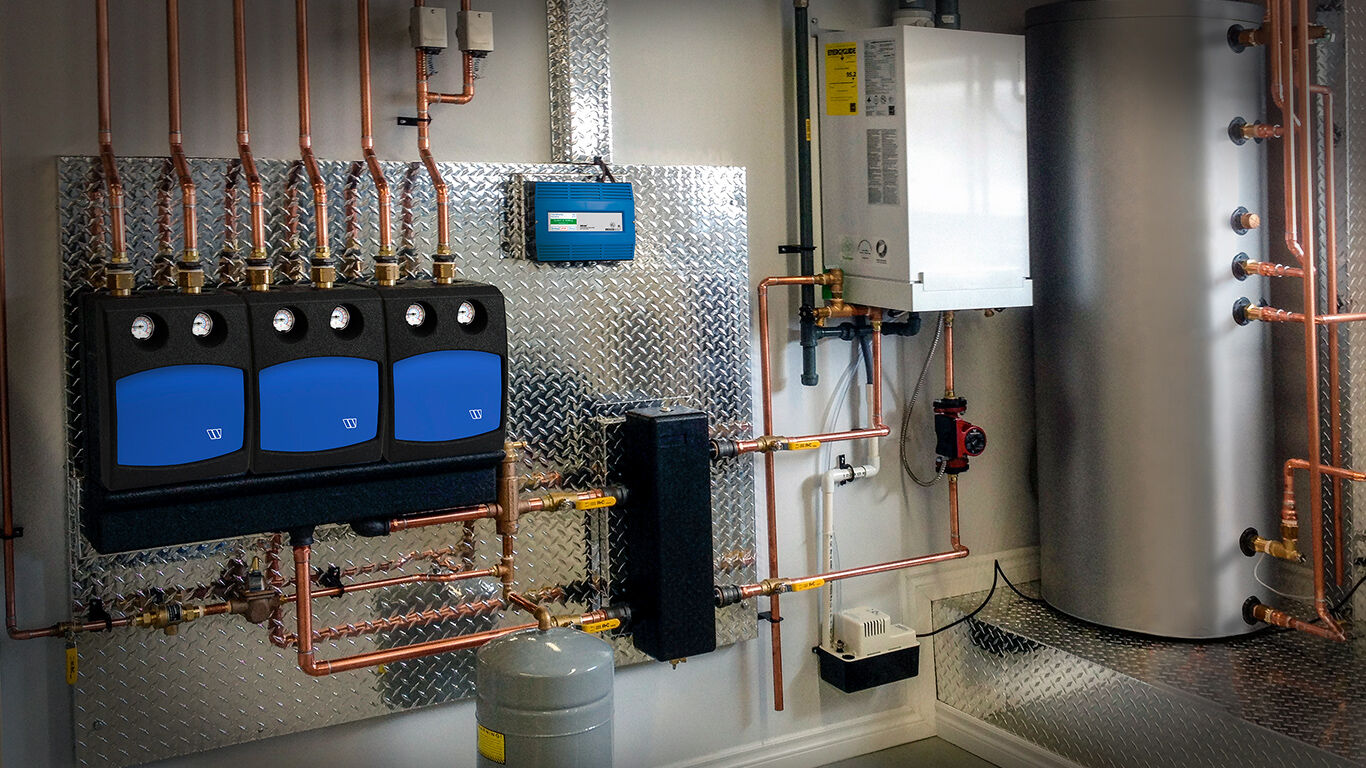 radiant floor heating system